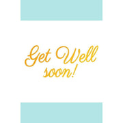 Ultimate Crafts/ Couture Creations GoPress & Foil Stamp. Get Well Soon